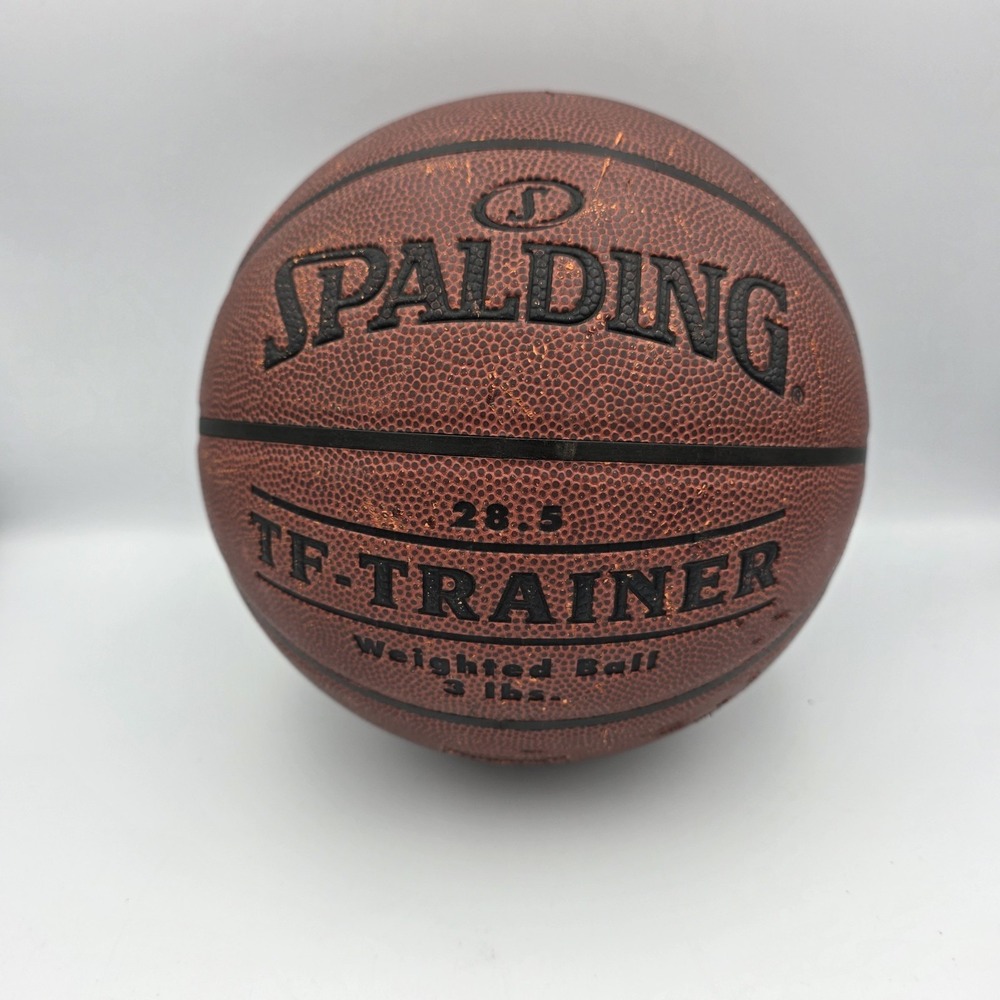 Spalding 28.5 TF-Trainer Weighted Basketball 3 lbs Composite Leather Brown